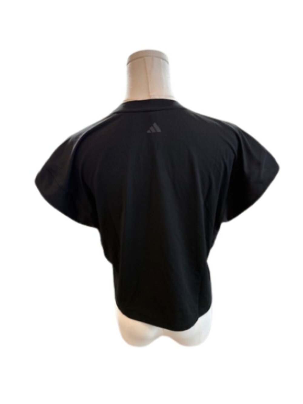 Adidas Yoga Top Large Black Athletic Tee Workout Activewear NWT - Picture 8 of 8